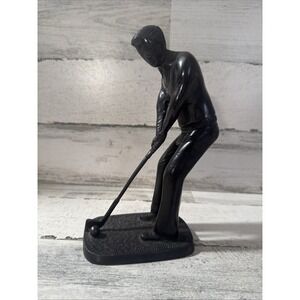 Vintage Brass Golf Golfer‎ Figurine Man